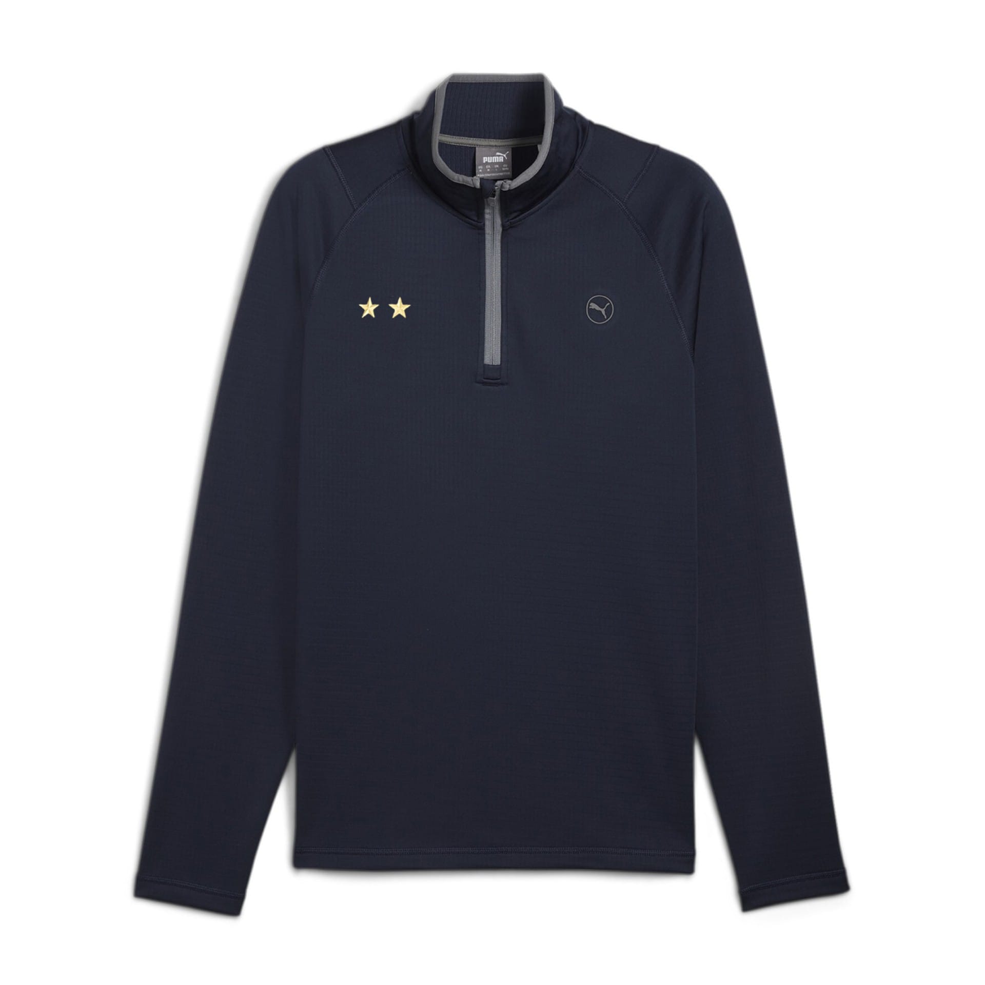 Puma Waffle Fleece 1/4 Zip Deep Navy