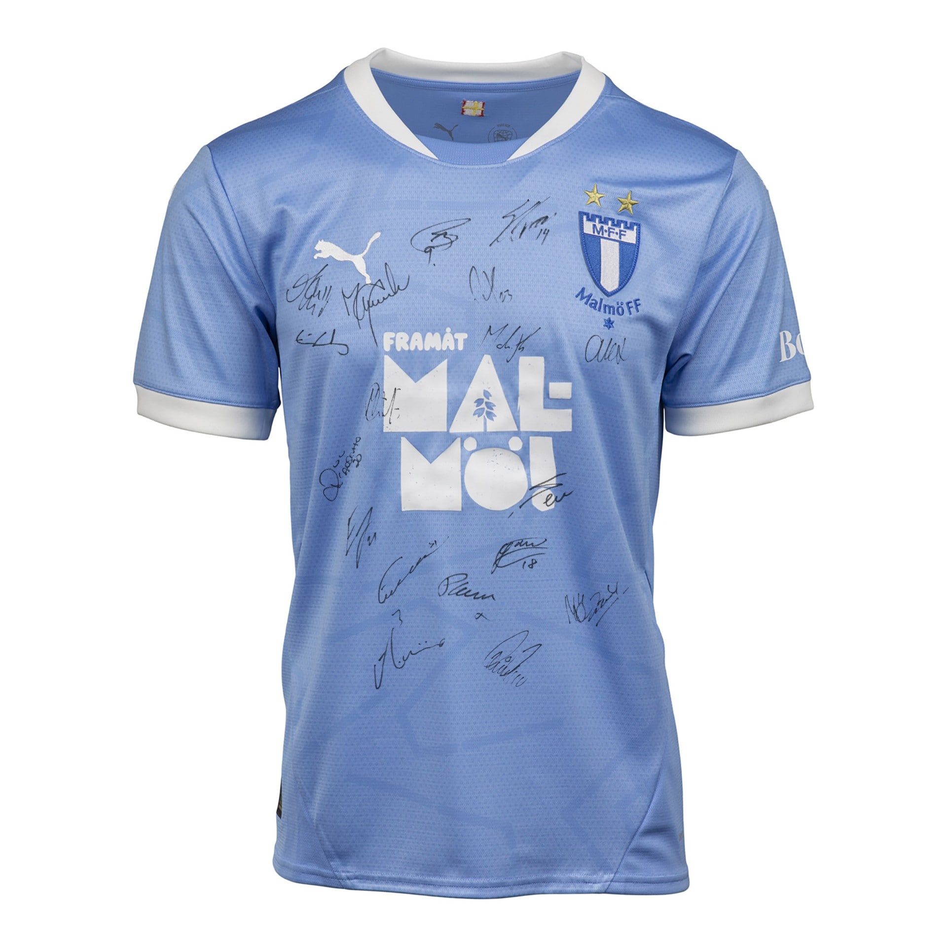 Signerad matchtröja 
