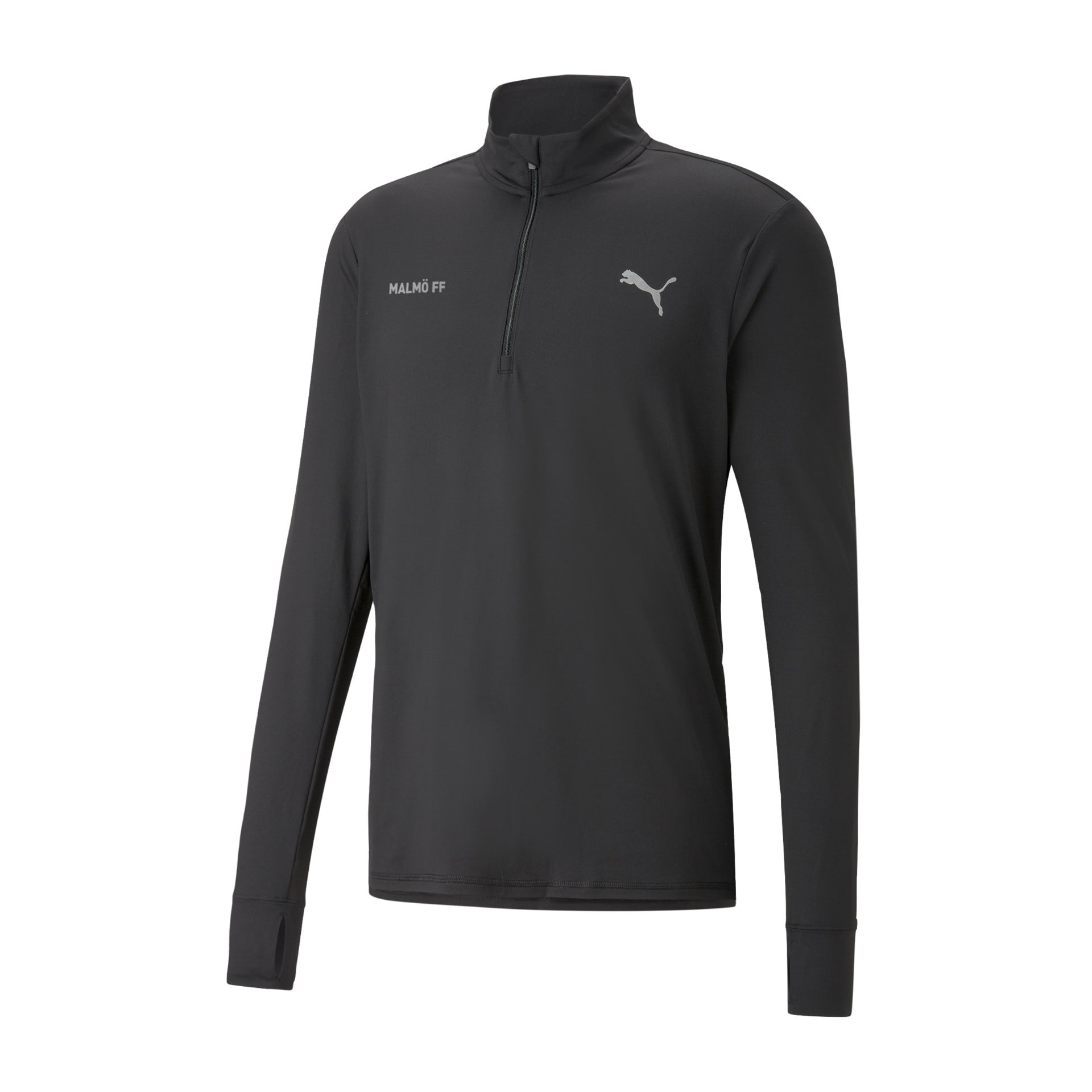 Puma RUN FAVORITE 1/4 ZIP M PUMA Black 