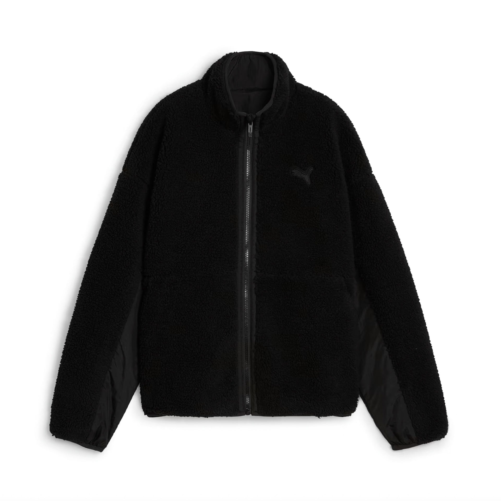 Puma W Reversible Sherpa Jacket Black 