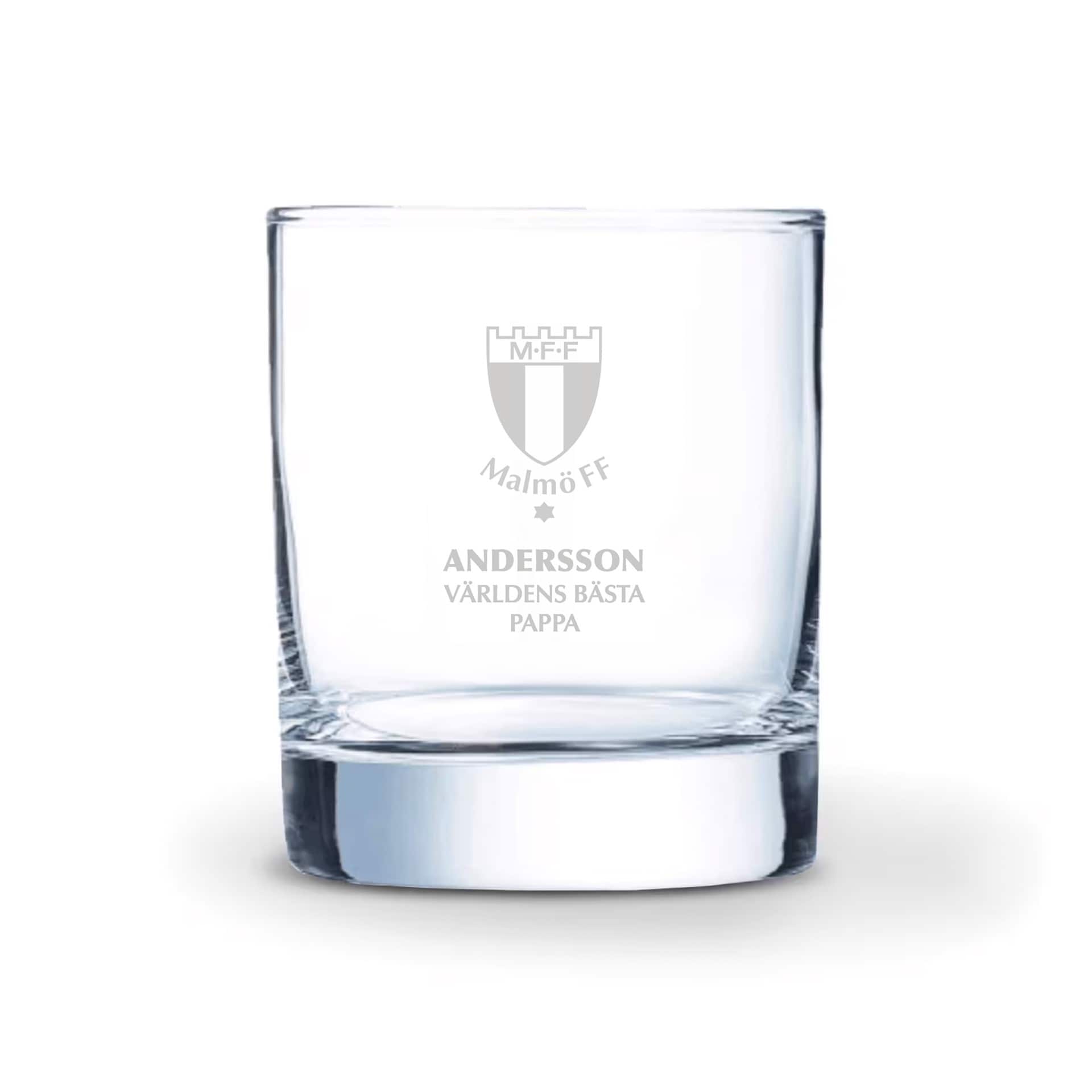 Whiskeyglas 1-pack Världens bästa pappa eget namn