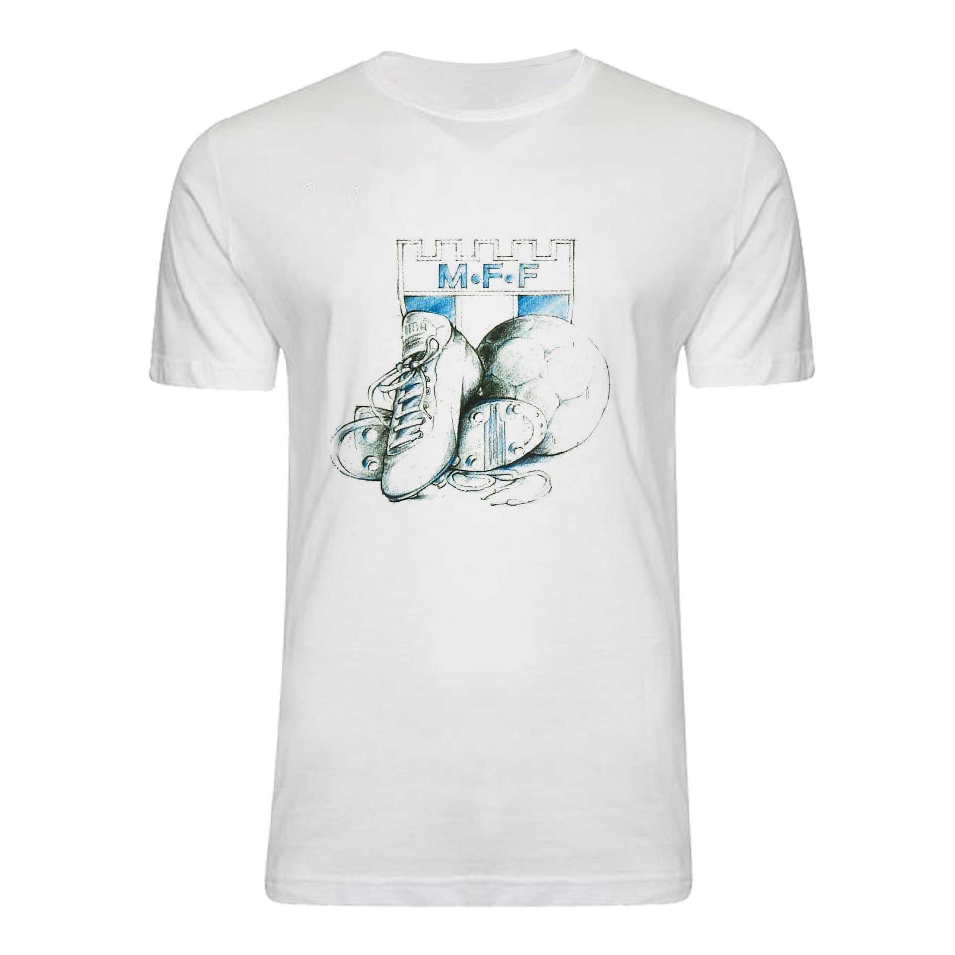 T-shirt vit retro 24 februari stort