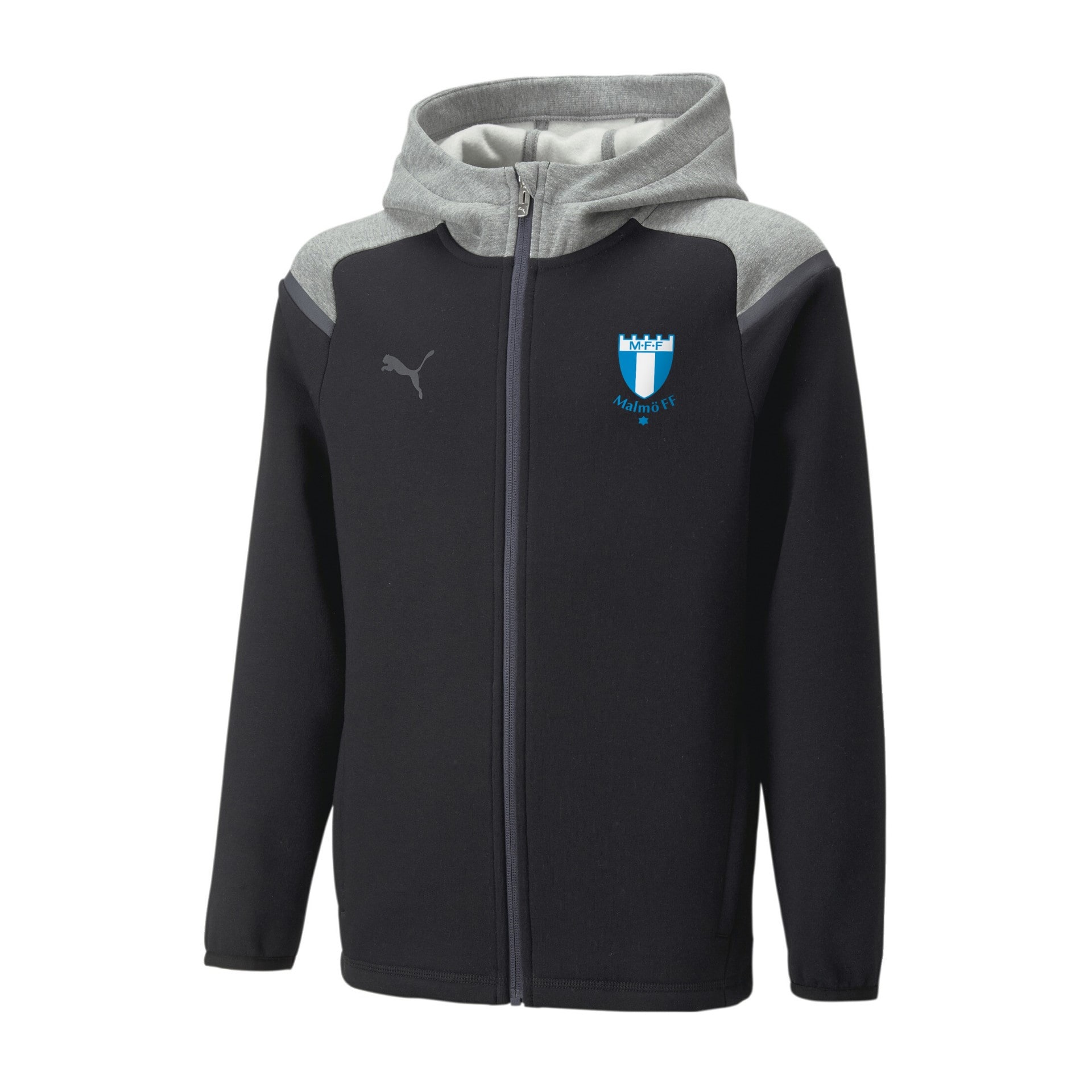 Puma teamCUP Casuals Hooded Jkt Jr Black