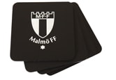 Glasunderlägg skinn 1-pack