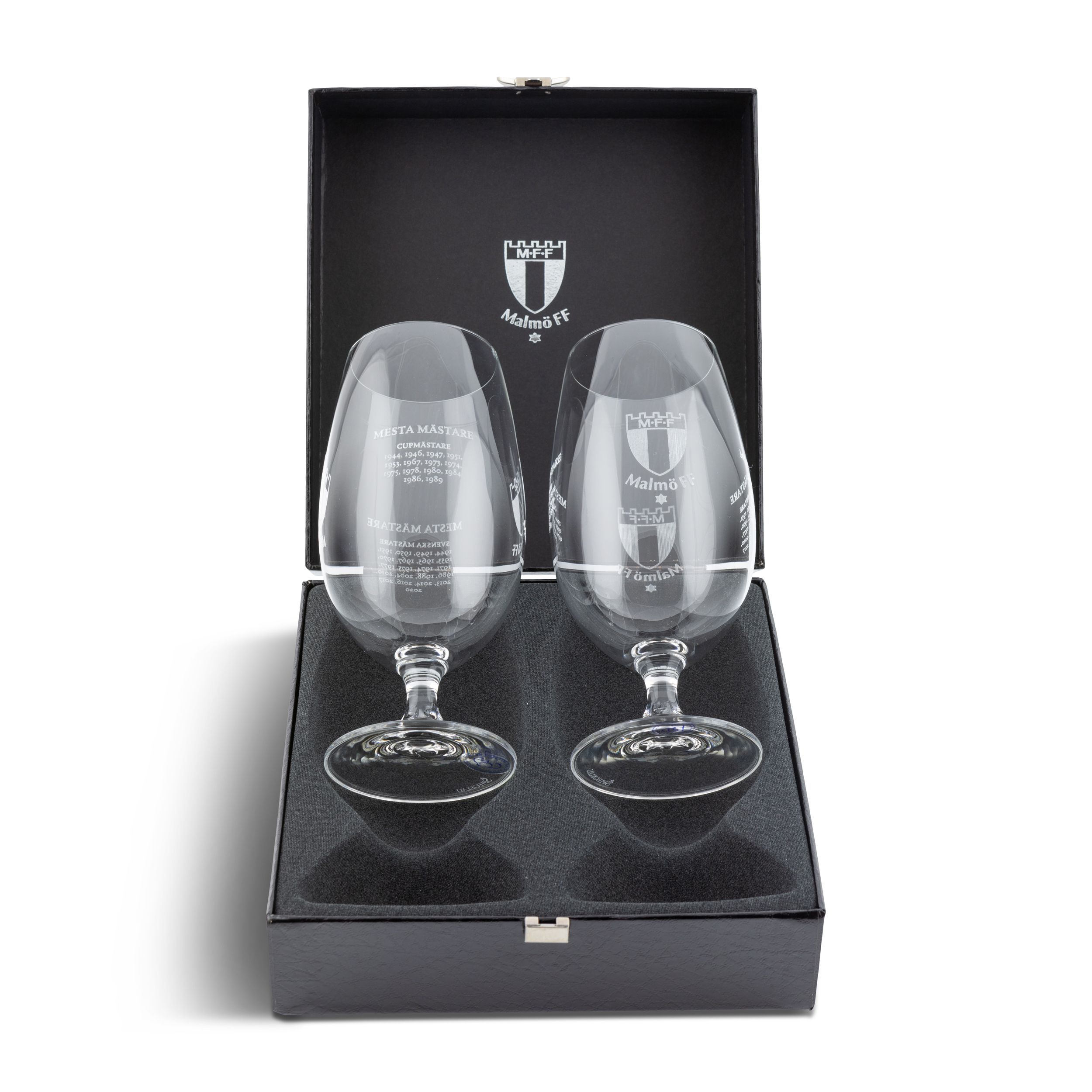 Ölglas 2-pack gravyr Mesta mästare 